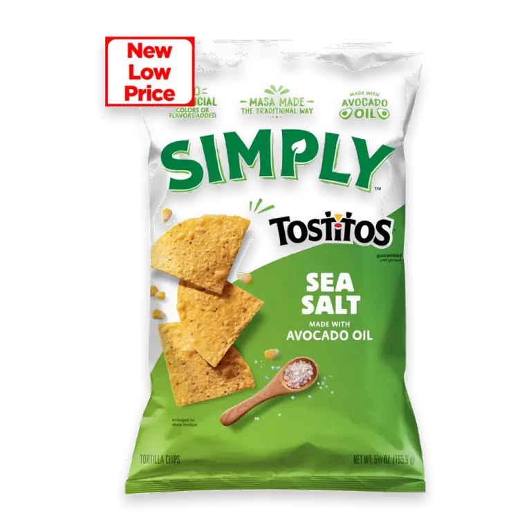 Simply Tostitos Avocado Oil Sea Salt Tortilla Chips