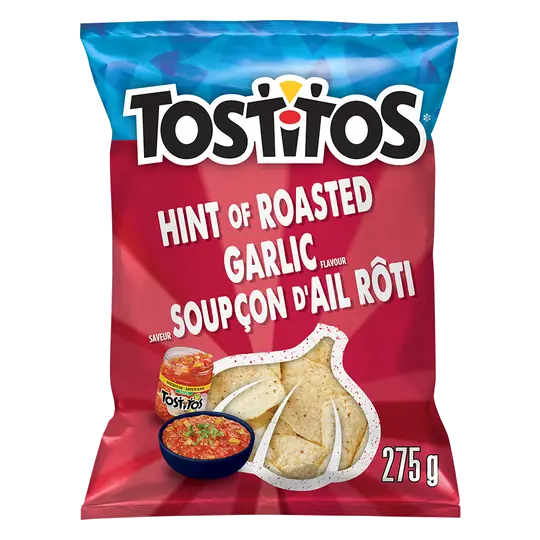 Tortilla Chips Hint Of Roasted Garlic Flavour 275 g