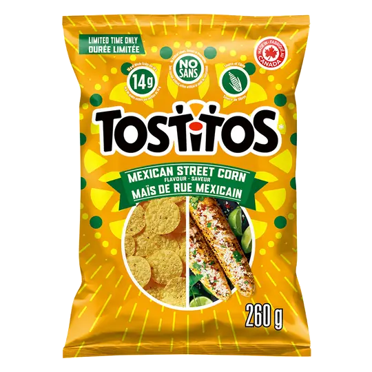 Tortilla Chips Mexican Street Corn Rounds 260 g