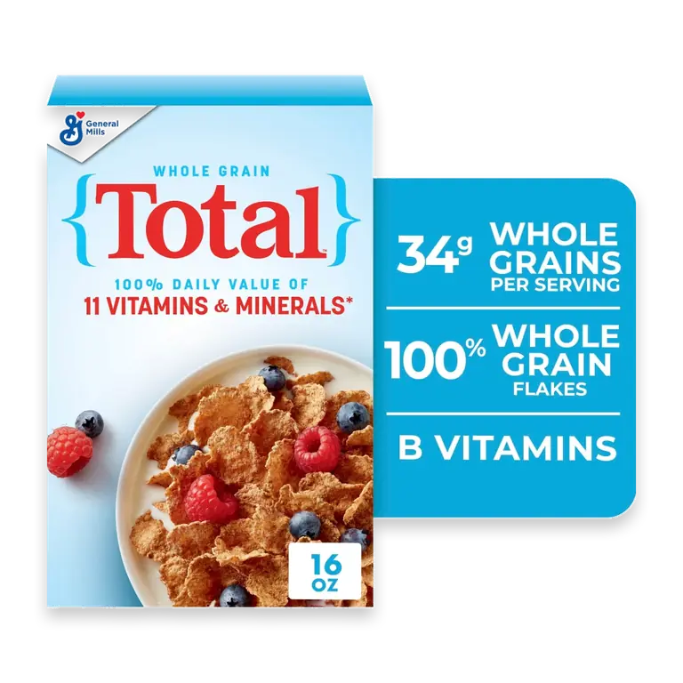 General Mills Total Wheat Flakes Cereal