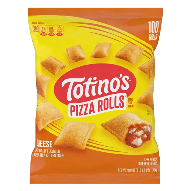 Cheese Pizza Rolls Snacks - 100 ct Frozen
