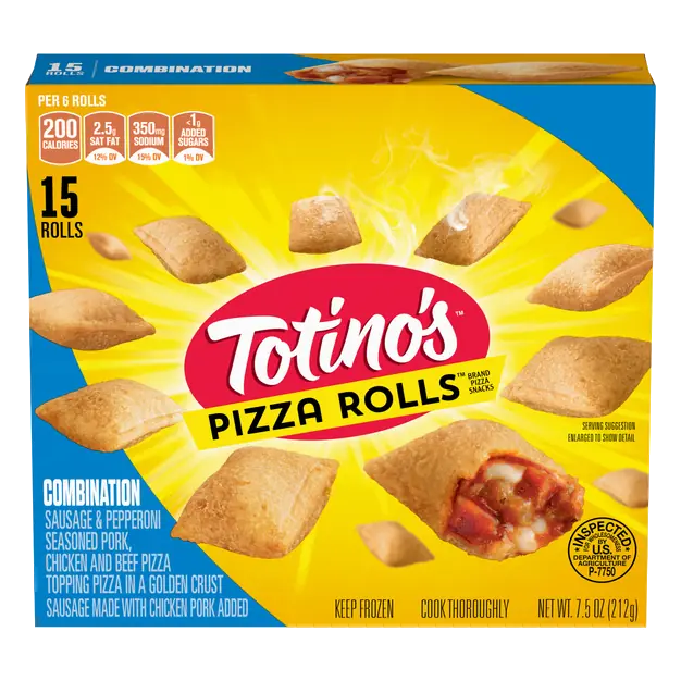 Combination Pizza Rolls Snacks - 15 ct Frozen