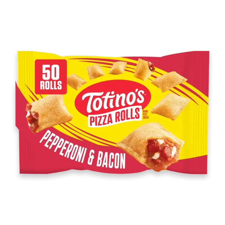 Frozen Appetizers Pepperoni and Bacon Pizza Rolls