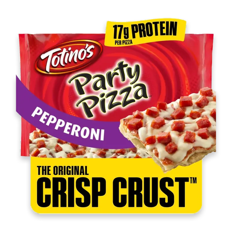 Party Pizza Pepperoni 17g Protein Thin Crust Frozen Pizza