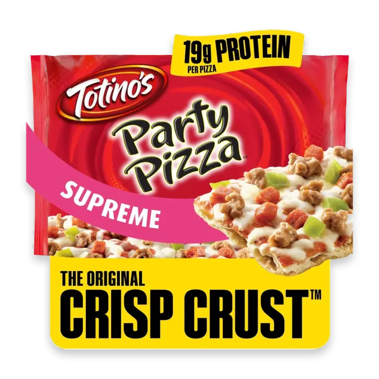 Party Pizza Supreme Oven Ready 19g Protein Thin Crust Frozen Pizza