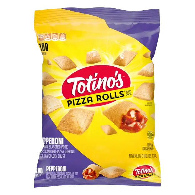 Pepperoni Pizza Rolls Snacks - 100 ct Frozen