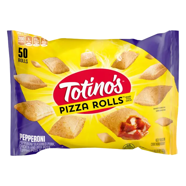 Pepperoni Pizza Rolls Snacks - 50 ct Frozen
