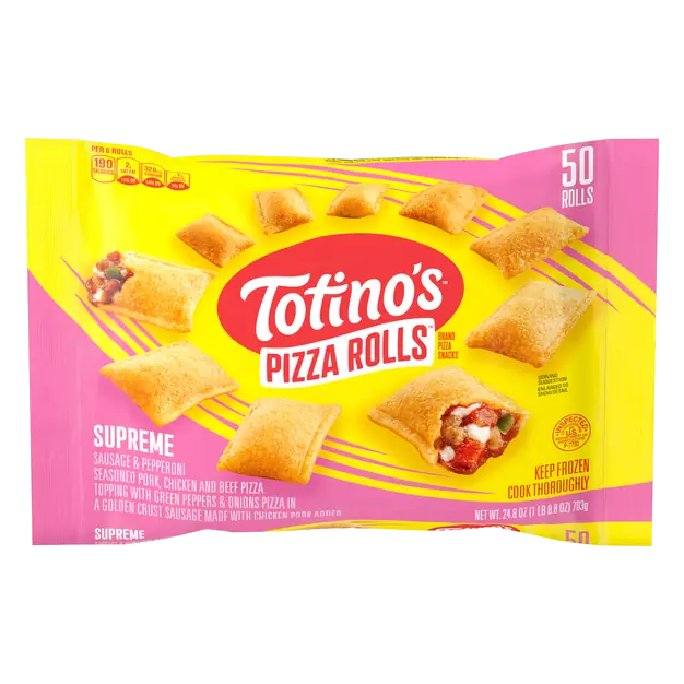 Supreme Pizza Rolls Snacks - 50 ct Frozen