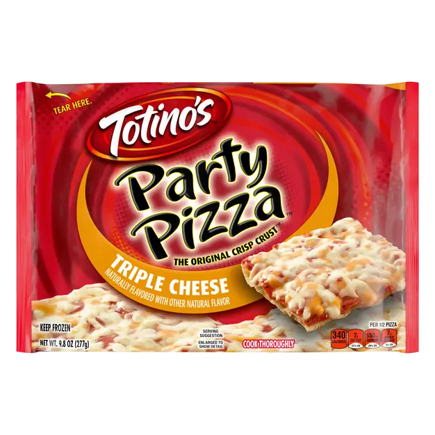 Triple Cheese Party Pizza Frozen