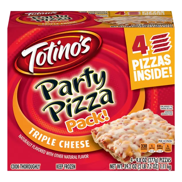 Triple Cheese Party Pizza