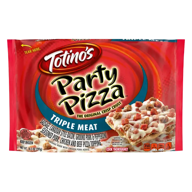 Triple Meat Party Pizza Frozen