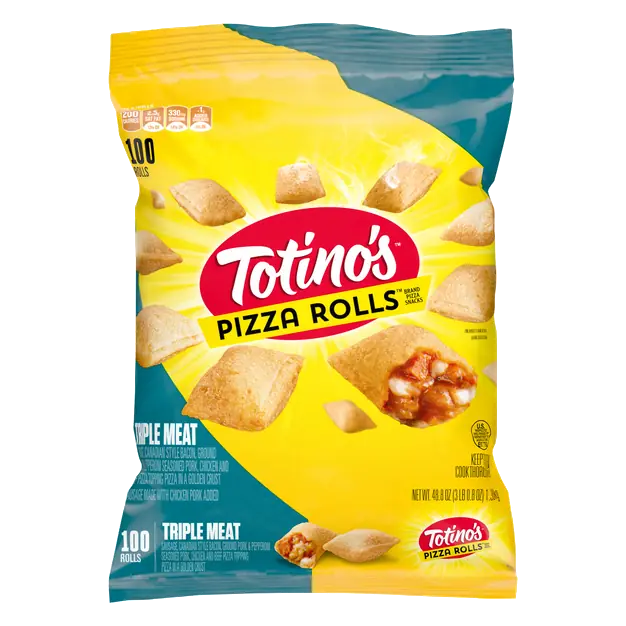 Triple Meat Pizza Rolls Snacks - 100 ct Frozen