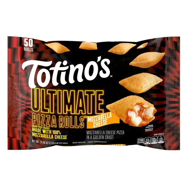Ultimate Mozzarella Cheese Pizza Rolls Frozen Snacks - 50 ct
