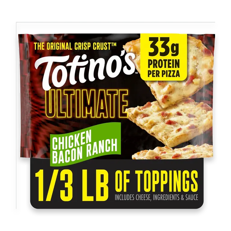 Ultimate Pizza Chicken Bacon Ranch 33g Protein Thin Crust Frozen Pizza