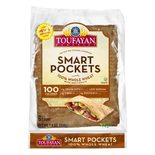 100% Whole Wheat with Multigrain Smart Pockets