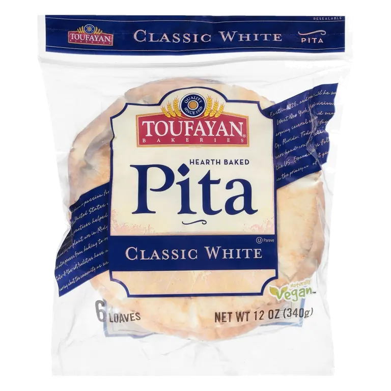 Hearth Baked Classic White Pita