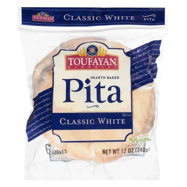 Classic White Pita Bread - 6 ct