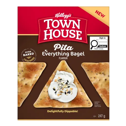 Kellogg's Town House Pita Cracker Everything Bagel 247 g