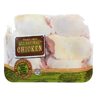 All Natural Bone-In Skin-On Chicken Thighs