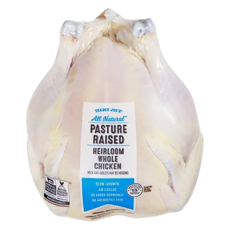All Natural Pasture Raised Heirloom Whole Chicken