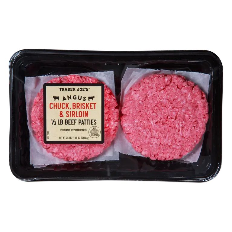 Angus Chuck, Brisket & Sirloin Beef Patties
