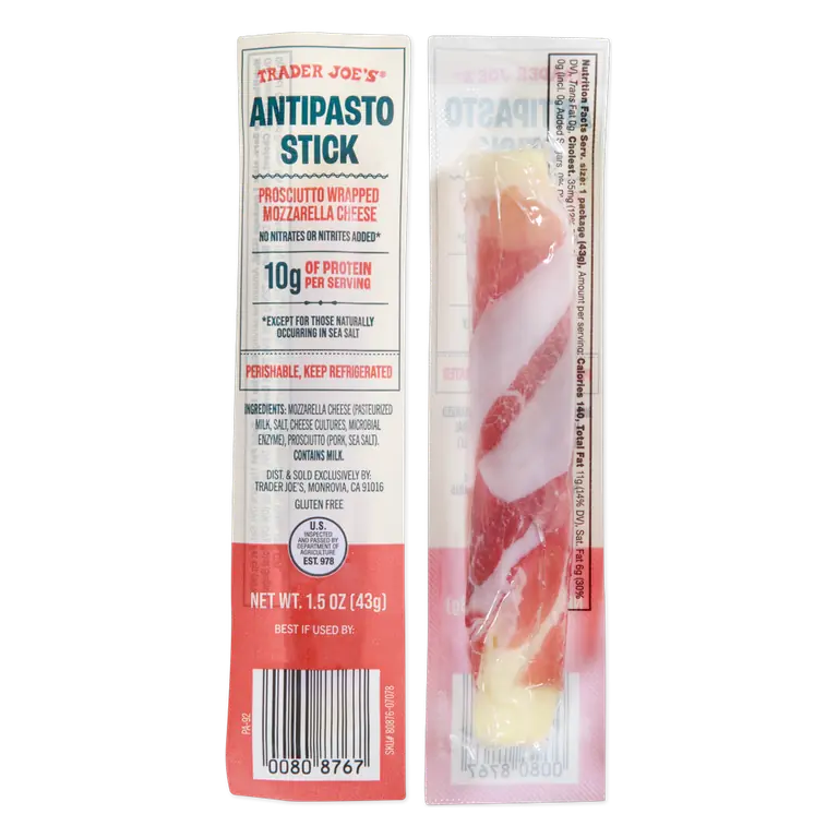 Antipasto Stick Prosciutto Wrapped Mozzarella Cheese