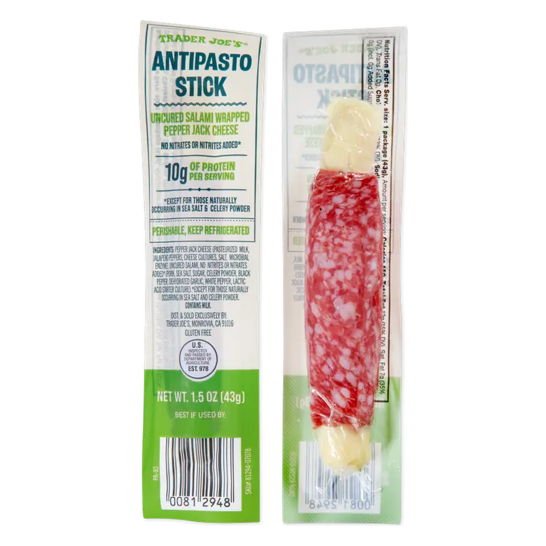 Antipasto Stick Salami & Pepper Jack Cheese