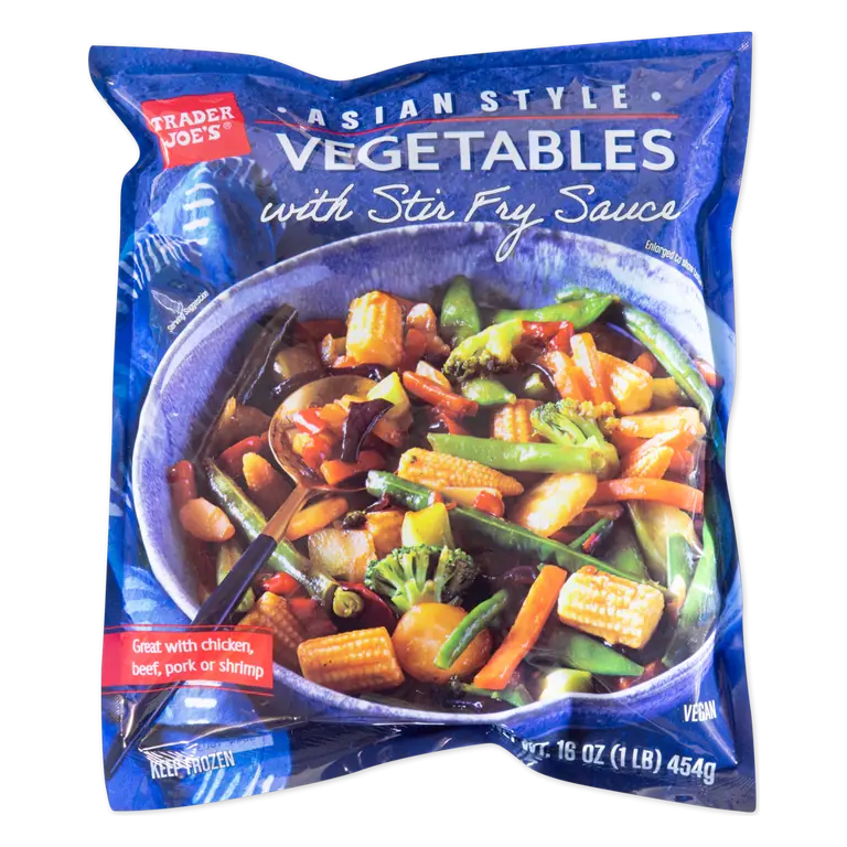 Asian Style Vegetables with Stir Fry Sauce