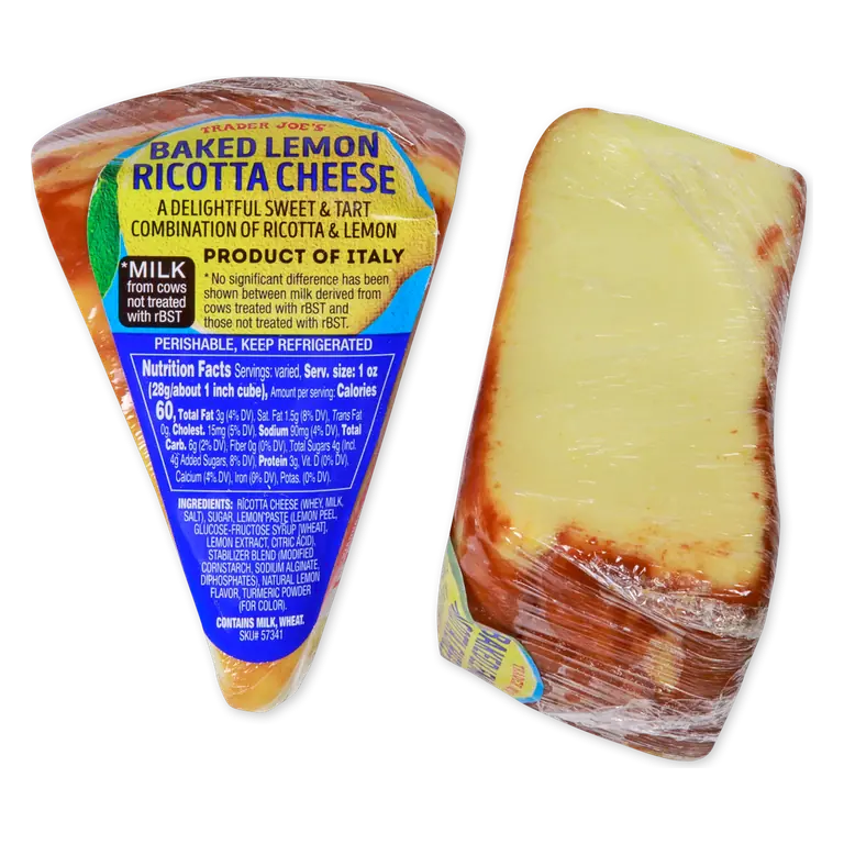 Baked Lemon Ricotta Cheese