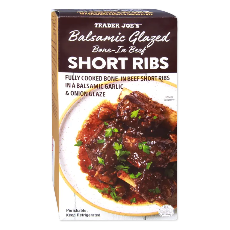 Balsamic Glazed Bone-In Beef Short Ribs