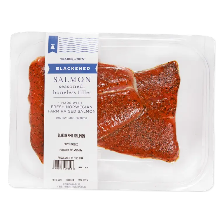 Blackened Salmon Seasoned Boneless Fillet