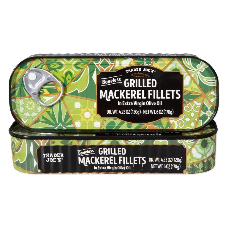 Boneless Grilled Mackerel Fillets