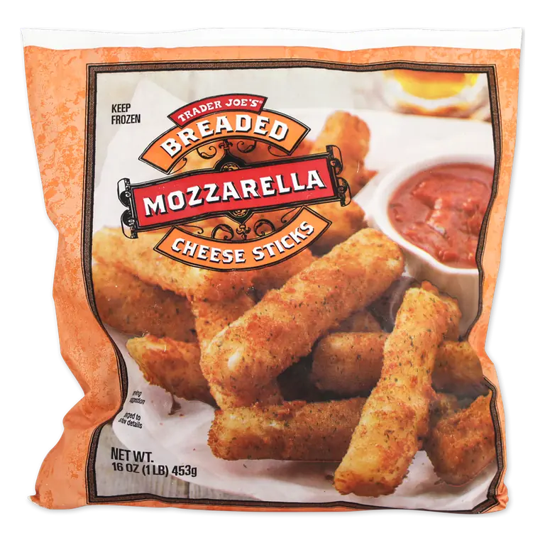 Breaded Mozzarella Cheese Sticks