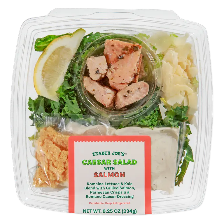 Caesar Salad with Salmon
