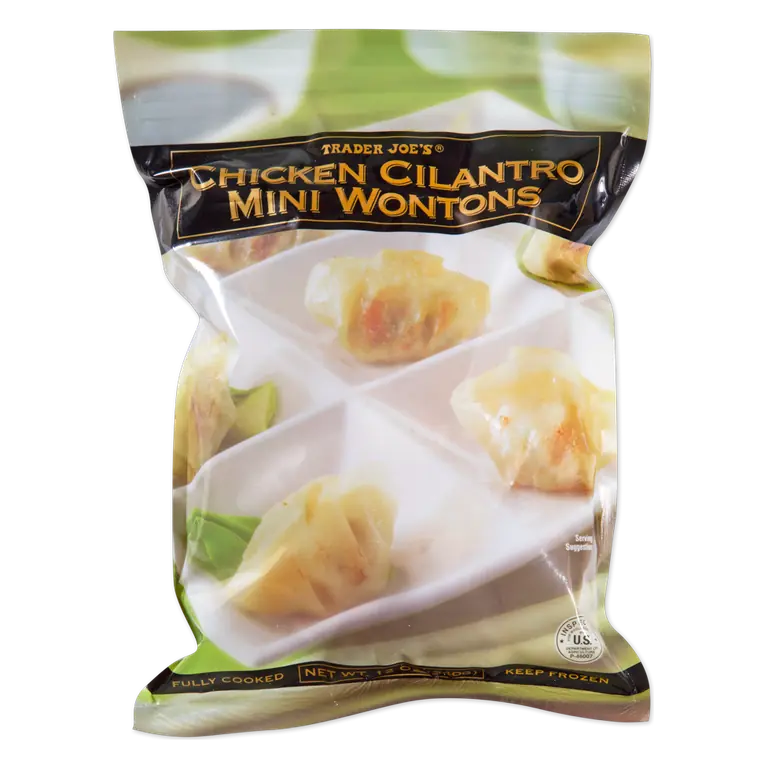 Chicken Cilantro Mini Wontons