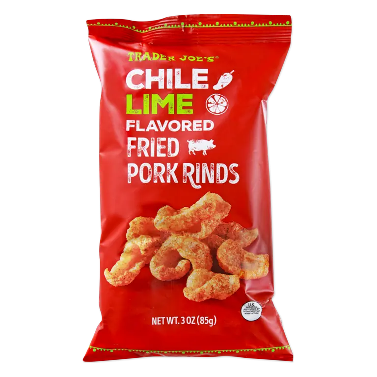 Chile Lime Flavored Fried Pork Rinds