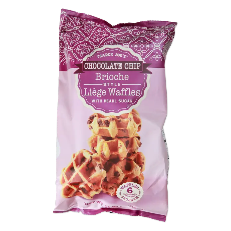 Chocolate Chip Brioche Style Liège Waffles