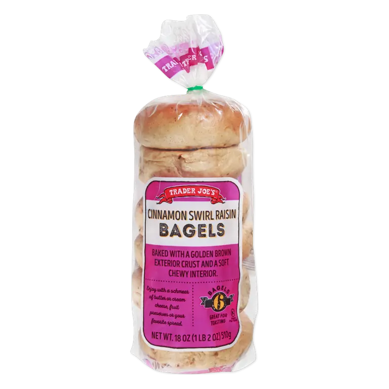 Cinnamon Swirl Raisin Bagels