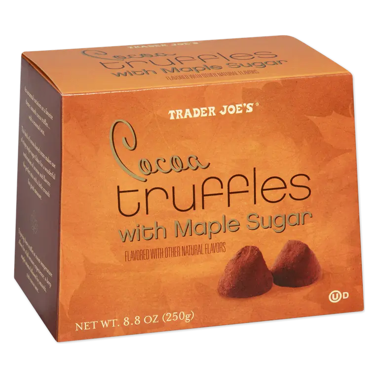 Cocoa Truffles with Maple Sugar
