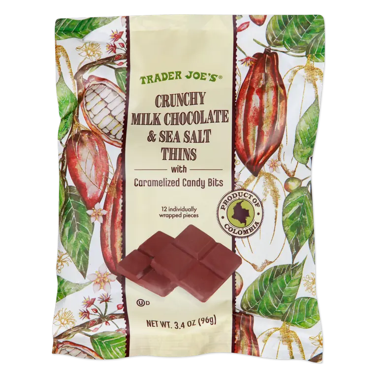 Crunchy Milk Chocolate & Sea Salt Thins