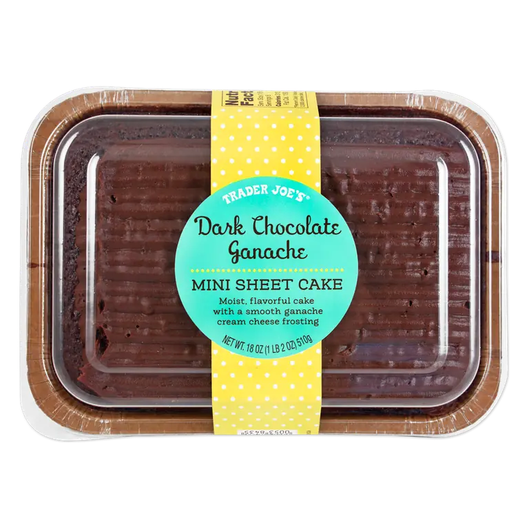 Dark Chocolate Ganache Mini Sheet Cake