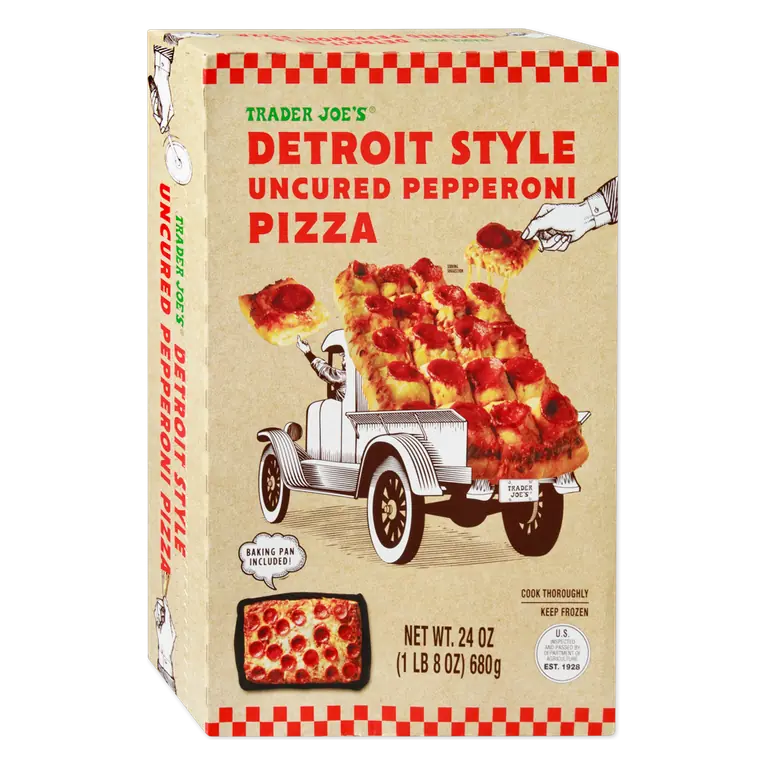 Detroit Style Uncured Pepperoni Pizza