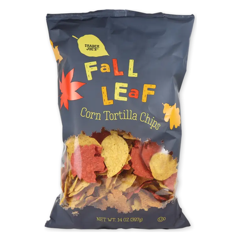 Fall Leaf Corn Tortilla Chips