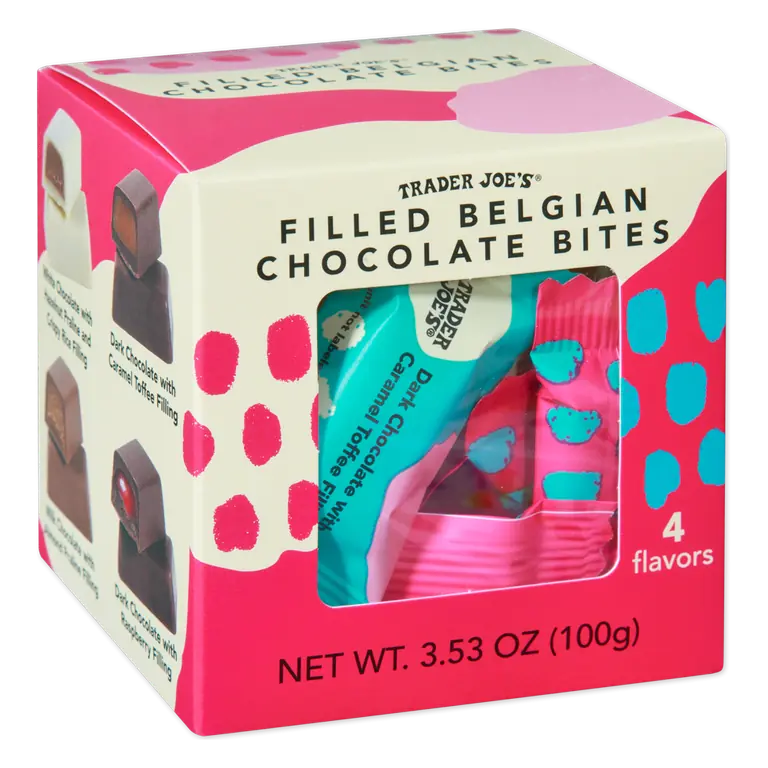Filled Belgian Chocolate Bites