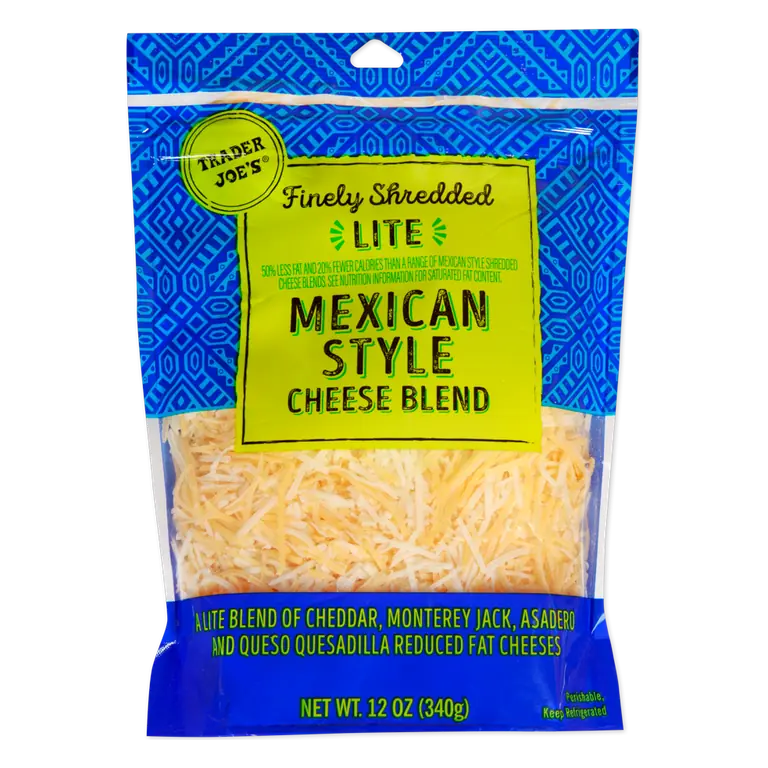 Finely Shredded Lite Mexican Style Cheese Blend
