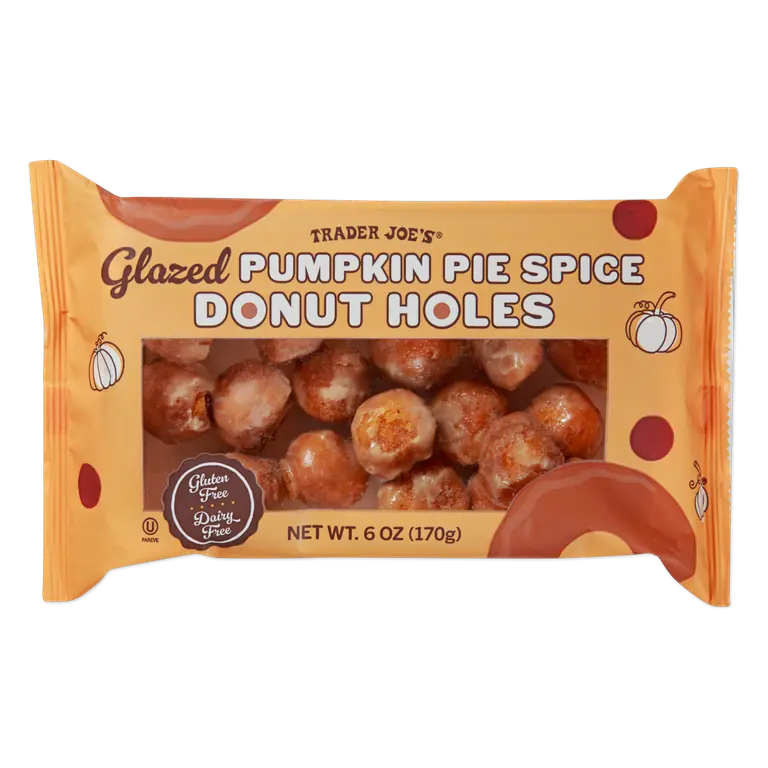Glazed Pumpkin Pie Spice Donut Holes