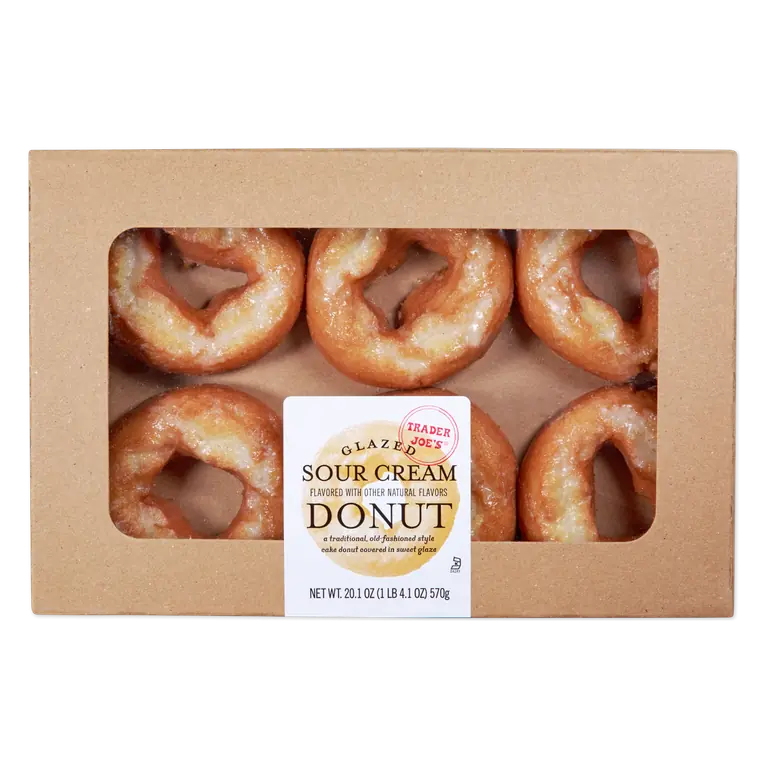 Glazed Sour Cream Donuts