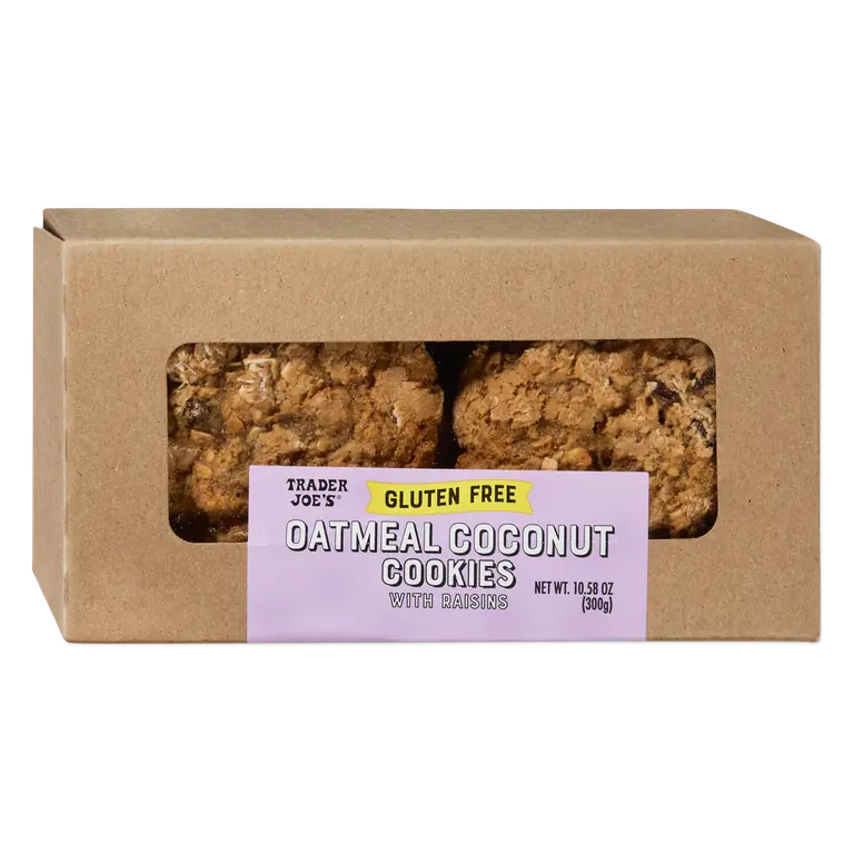 Gluten Free Oatmeal Coconut Cookies