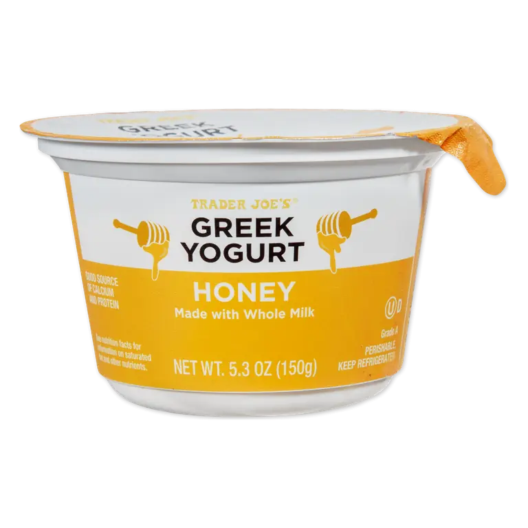 Greek YogurtHoney Made with Whole Milk