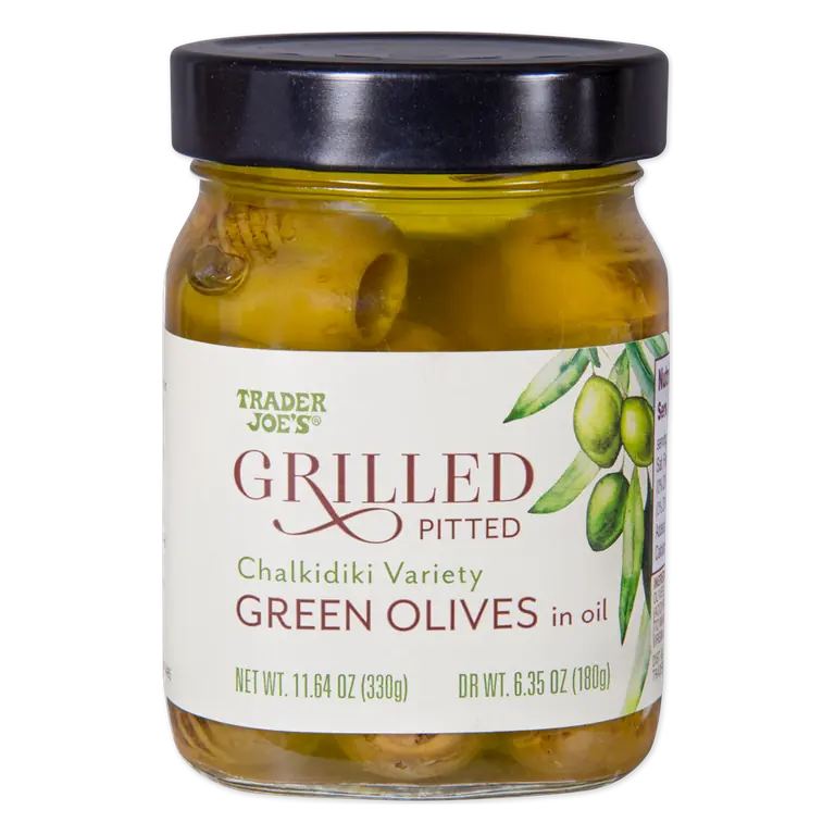 Grilled Pitted Green Olives